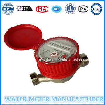 Brass Body, Dry Dial Type, Single Jet Water Meter